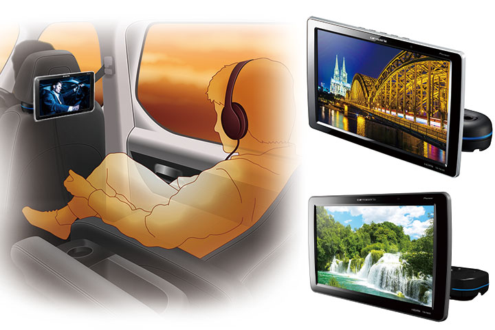 カロッツェリア　プライベートモニター TVM-PW1000　HDMI　3列目視聴 Amazon | Pioneer プライベートモニター TVM-PW1000 10.1インチ