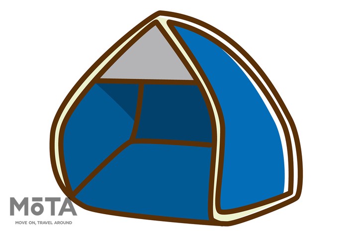 ポップアップテントのイメージ