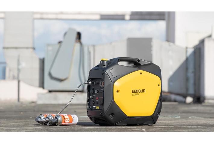 新製品】EENOURデュアル燃料発電機GS2200iD-B - ガソリン/カセットガス