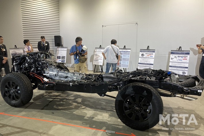 ランドクルーザー伝統のラダーフレーム