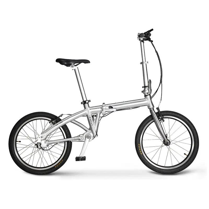 》NO136 中古車　20インチ　折り畳みサイクル　シルバー チェーン無し!】シャフトドライブ式折りたたみ自転車「CLF-20」を販売