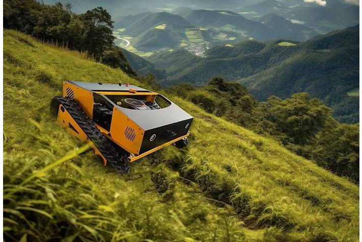過酷な環境下での草刈り作業を手助けするラジコン草刈機『カルゾー