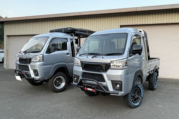 軽トラの使い勝手を高めるアイテムを豊富に揃える但東自動車 軽トラの使い勝手を高めるアイテムを豊富に揃える但東自動車