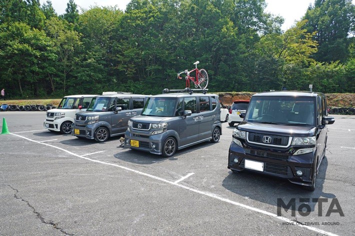 2013年1月に登場したモデューロX第一弾、N-BOXモデューロXは5台が参加。