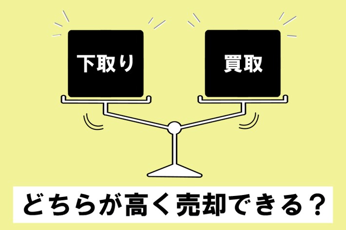 どちらが高く売却できる？