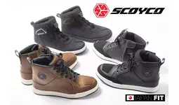 新品 SCOYCO MT078WP BROWN JP fit スコイコ バイクシューズ｜SCOYCO(スコイコ) 防水カジュアルライディング