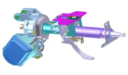 ホンダ アクティ HH4 ステアリングコラム シャフト EPS モーター付き アクティ ステアリングコラム : 株式会社萩尾商会 - 通販