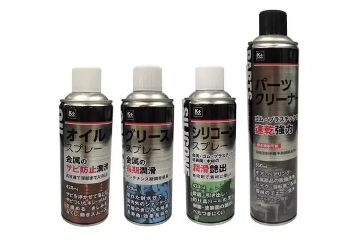 コメリオリジナルブランド「K+GEAR」より、「オイルスプレー 420ml