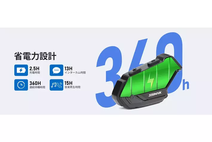 JESIMAIK バイク用Bluetooth インカム二つのモデル新製品発売のご案内