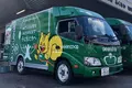 福岡10店舗で電気自動車の配送用トラックのお披露目会を同時開催