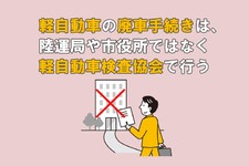 軽自動車検査協会で行う