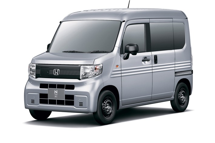 N-VAN e:（FUNはガソリン車と同様の丸目ヘッドライトが装備される）, N-VAN