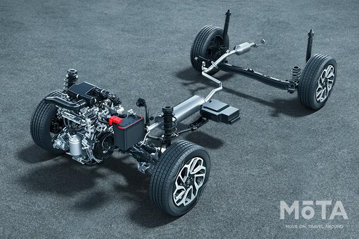 スズキ フロンクスのマイルドハイブリッド(写真は海外仕様)