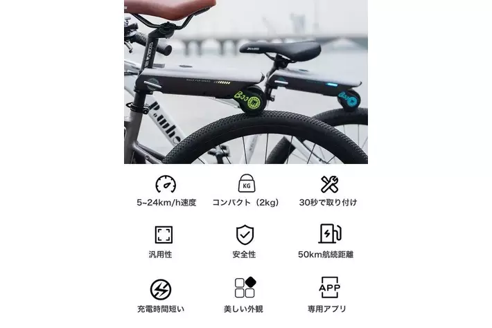 いつもの自転車を電動自転車に!!即停止できる安全な自転車 いつもの自転車を電動自転車に!!即停止できる安全な自転車