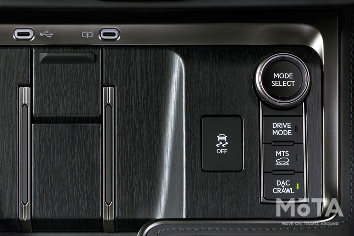 GX550　センターコンソール　走行系スイッチ