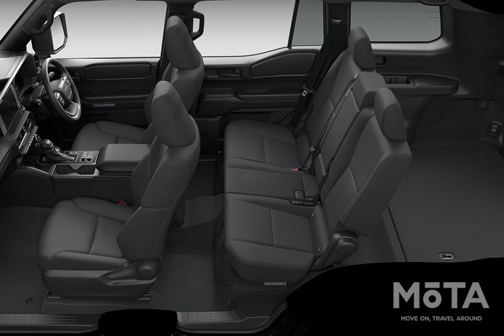 新型ランドクルーザー250 GXのシート