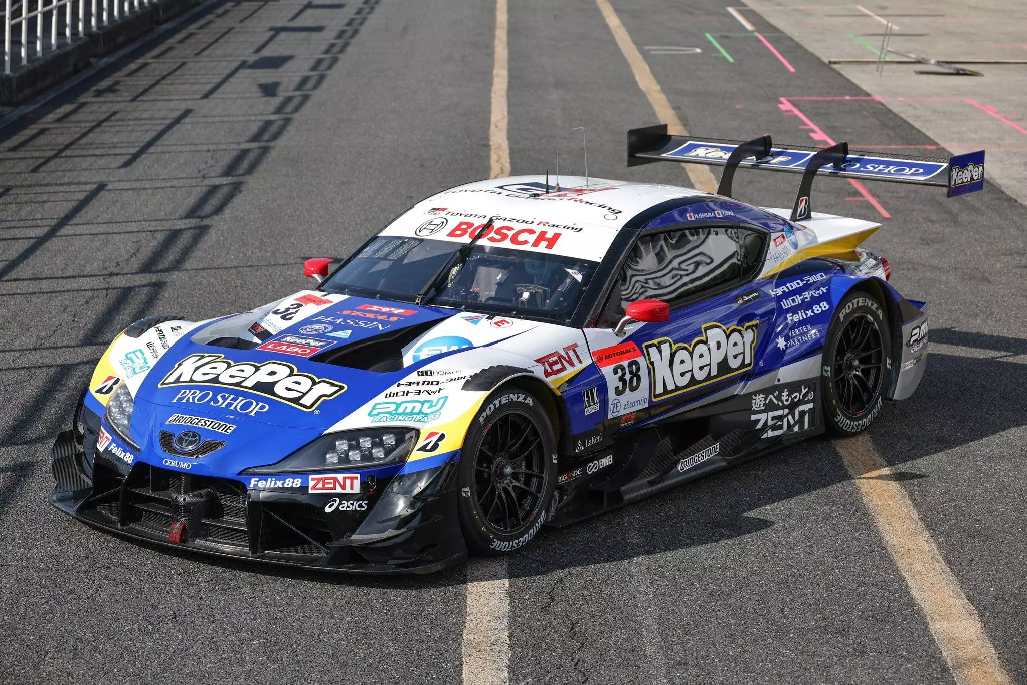 1年ぶりのフルカラー『KeePer CERUMO GR Supra 』で参戦|【業界先取り