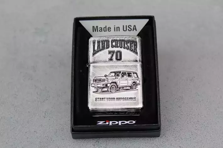 限定50個だけの、TOYOTAランドクルーザー 70 の ZIPPO が登場(画像 