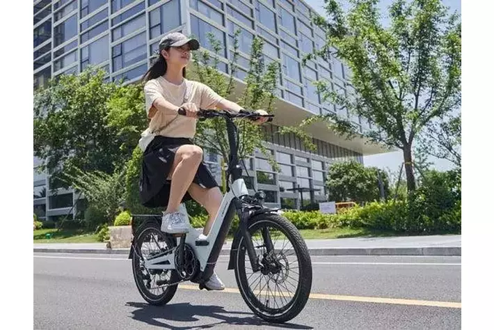 折りたたみ自転車 乗り降り楽々！コンパクト折りたたみ電動アシスト自転車F046がMakuake