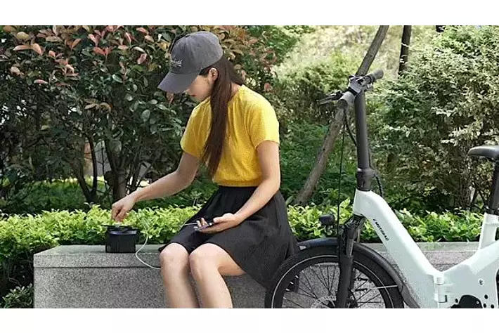 乗り降り楽々！コンパクト折りたたみ電動アシスト自転車F046がMakuake