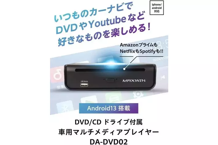 Makuake先行販売開始】MAXWINの新製品CD/DVDドライブ一体型AIBOX