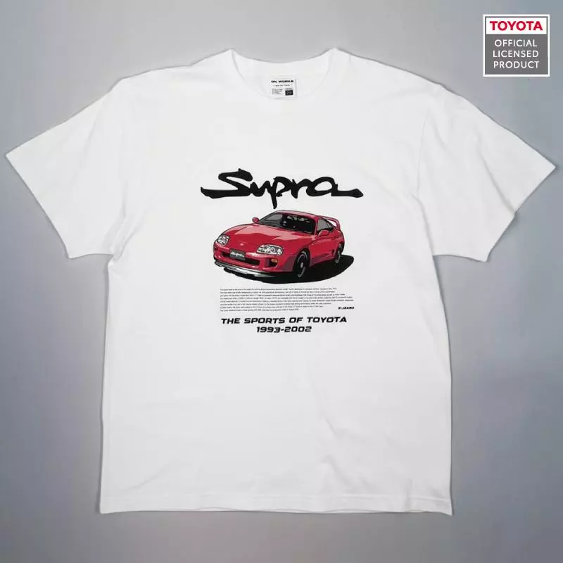TOYOTA スープラ (E-JZA80) の半袖 T シャツが登場|【業界先取り】業界