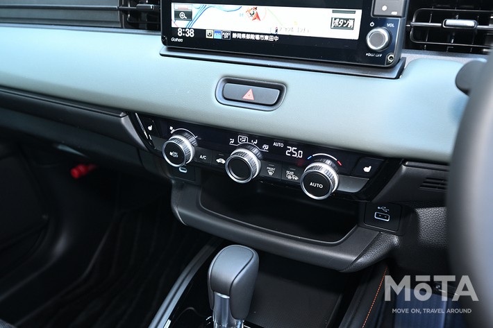 新型ヴェゼルのエアコン