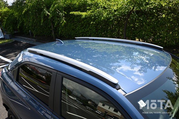 e:HEV X・HuNTパッケージのルーフレール