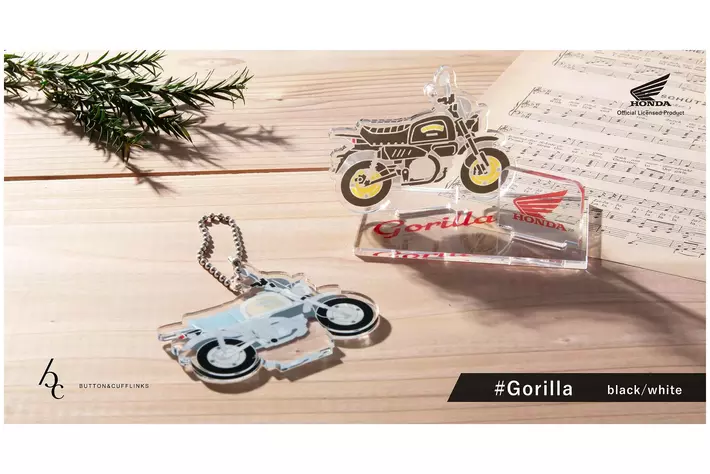 HONDAオフィシャルグッズからバイクのアクリルスタンド&キーホルダーが