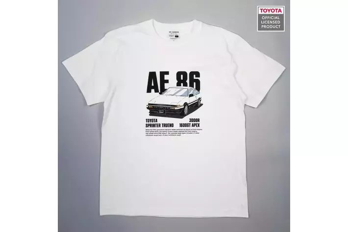 成田空港に『TOYOTA AE86 トレノ』Tシャツが発売！