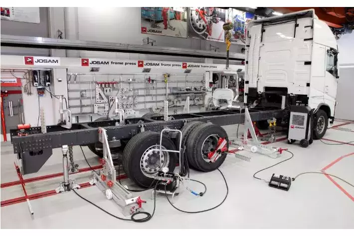 バンザイ 大型車用フレーム修正機（JOSAMシステム） BANZAIの取扱を開始【整備機器の補助金活用もサポート】