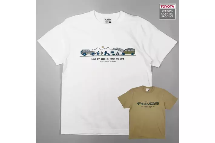 ⚫︎新登場⚫︎TOYOTAの名車とキャンプのデザインTシャツが登場