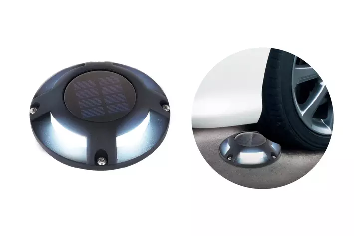 「駐車場や庭、暗くない…？」置くだけ簡単DIYで「パッ」と明るく！耐水＆耐荷重もバッチリ！埋め込み型ソーラーライトが7月発売。