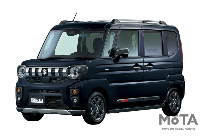 新型スペーシアギア(ブルーイッシュブラックパール)