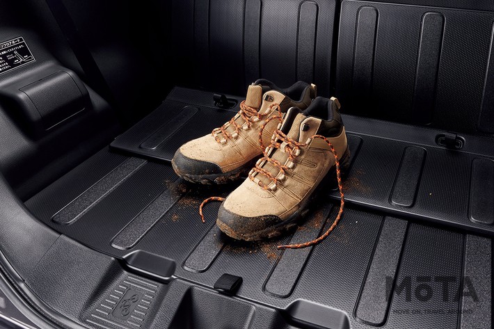 新型スペーシアギアの防汚タイプラゲッジフロア