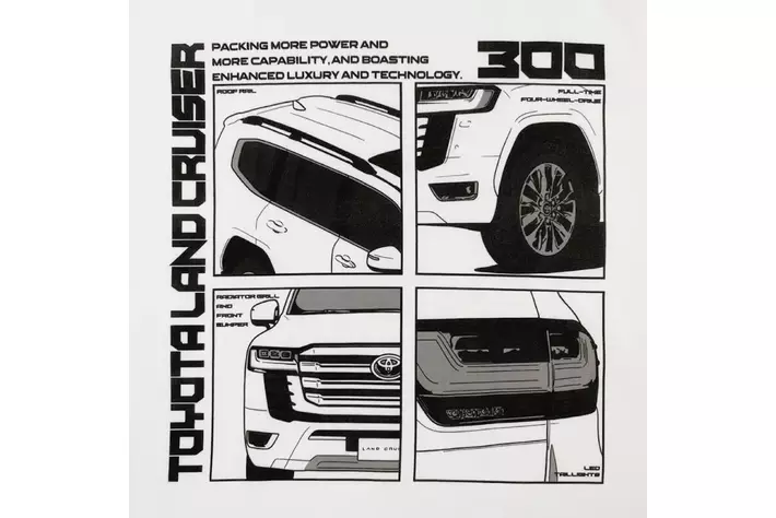 TOYOTA『LAND CRUISER 300』Tシャツが成田空港で販売開始！