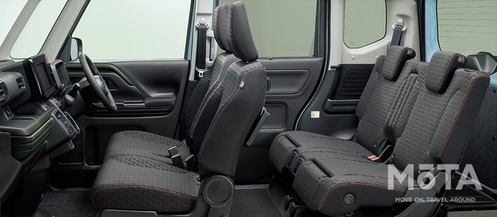 新型スペーシアギアのシート