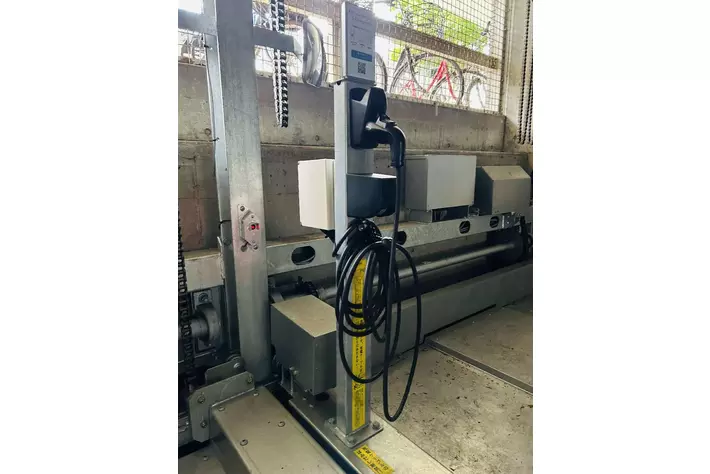 EV充電待ち時間を最大60%以上短縮可能。ジゴワッツの高出力のEV用普通充電器を極東開発パーキングが機械式駐車場に設置