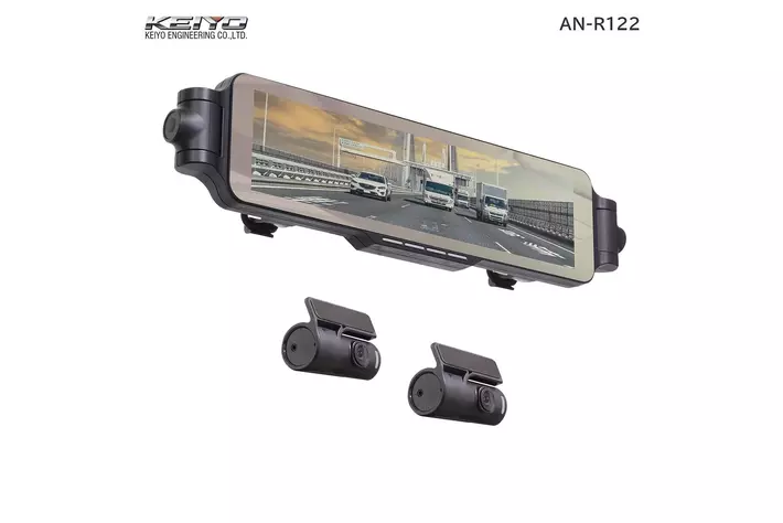 【後付け被せ型ミラーでは業界初！】画期的ミラー型ドライブレコーダー4ch　発売！　４つのカメラでお好みの画角範囲を調整、録画が可能！