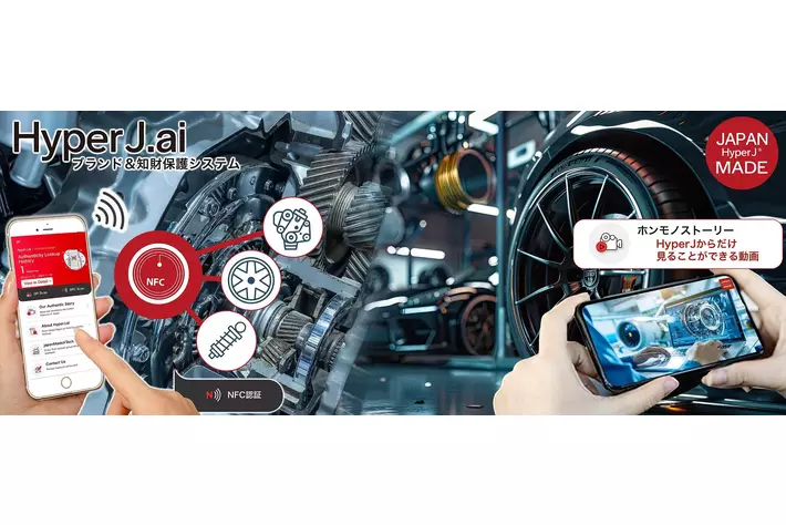 リーガルテックグループJAPAN MADE社、自動車部品の偽造防止：ブランド＆知財保護プラットフォーム製品「HyperJ.ai」で安全性を確保