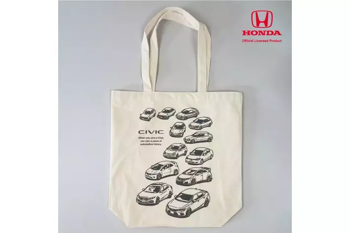 ⚫︎新発売⚫︎Honda『歴代シビック』デザイン　トートバッグが登場