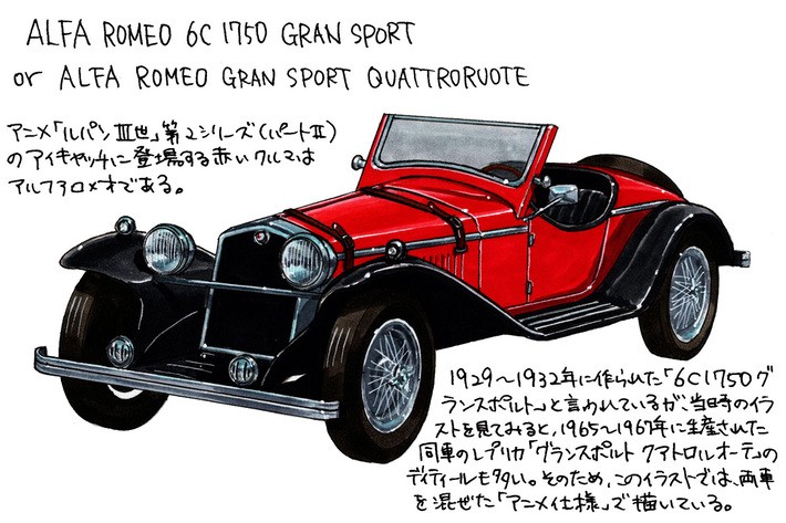 ルパン三世』に登場する車まとめ｜フィアット 500や