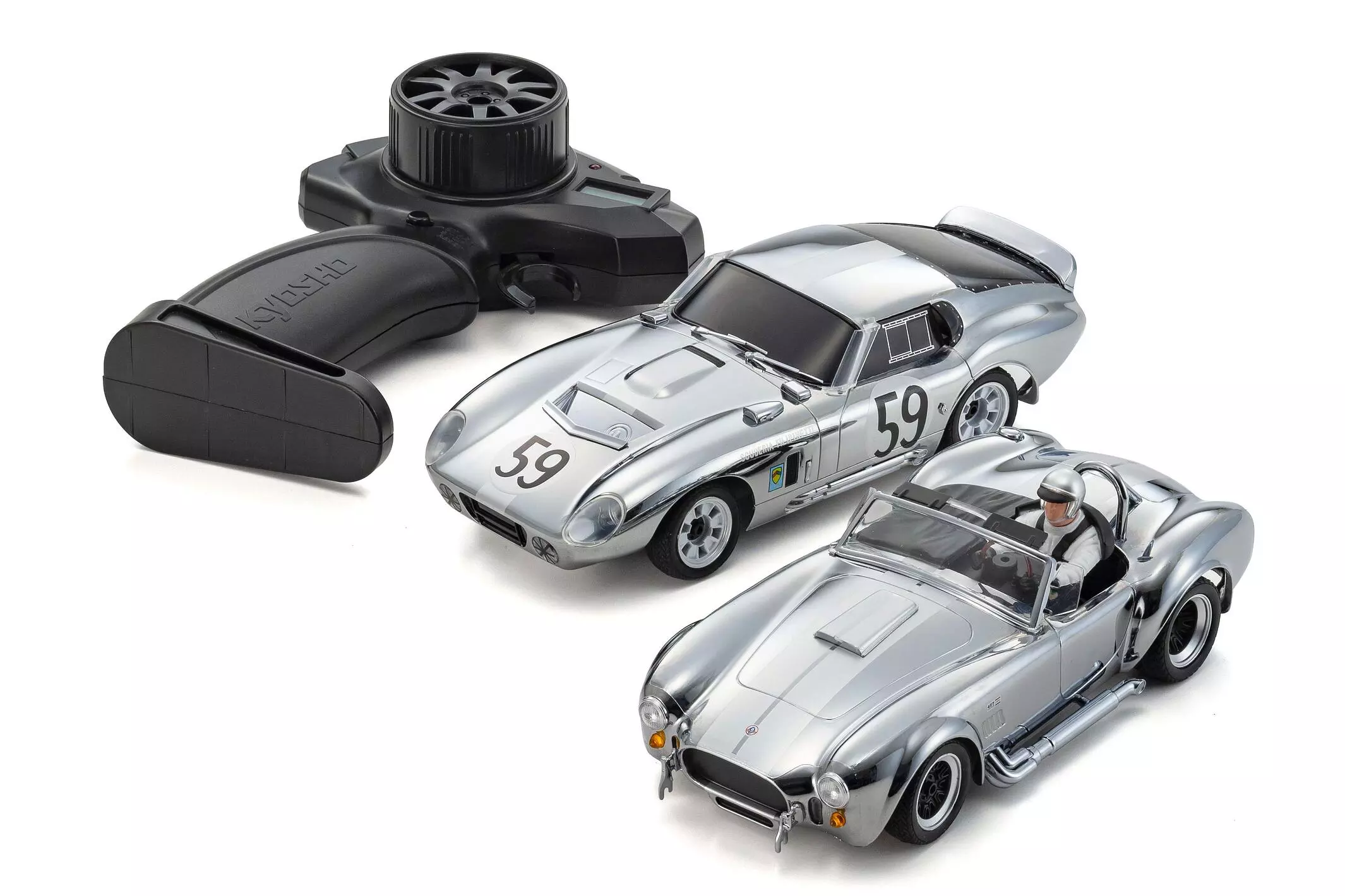京商エッグ】FIRST MINI-Z Shelby Cobra 427 S/C & Daytona クロームが