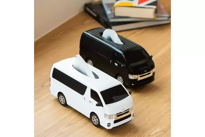 『まるでミニカー！』ハイエース型ティッシュケースが予約販売開始（9月26日～）