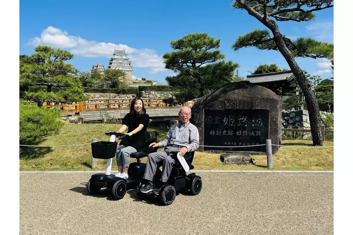 姫路城エリアで近距離モビリティ「ウィル」の移動サービスが開始