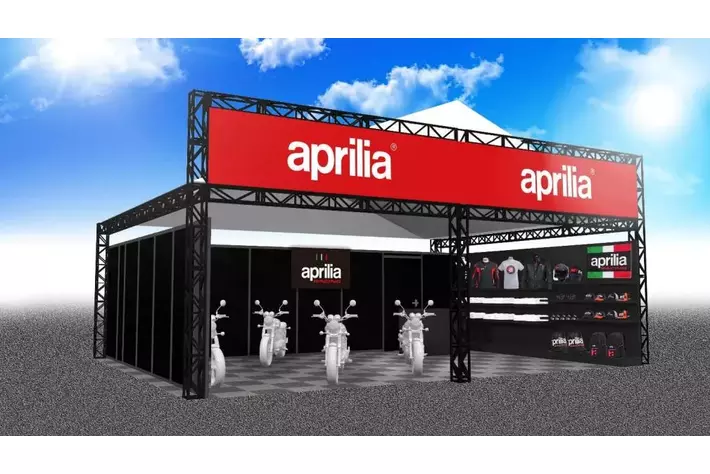 MotoGP(TM)日本グランプリ アプリリアブースを出展