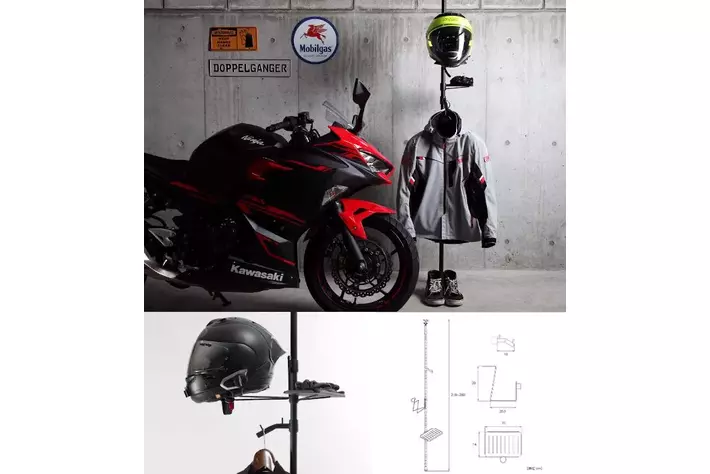 意外にかさ張るバイク用品をコンパクトに収納