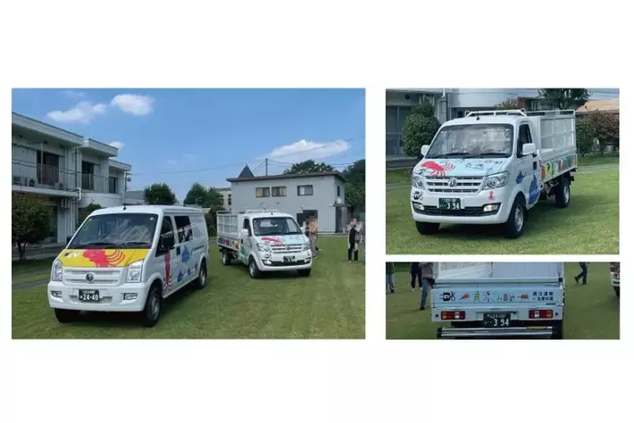フォロフライEVトラック 色鮮やかな障がい者アートラッピングで自治体資源回収車に初採用