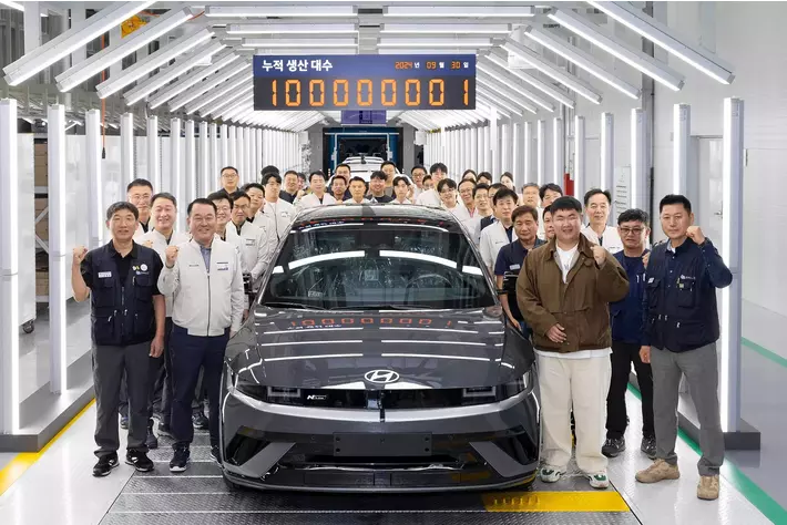 Hyundai Motorが全世界での累計生産台数1億台という大きな節目を迎える