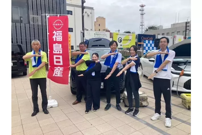 福島日産、チームフクニチャージで「第4回 スポGOMI大会inふくしま」に参加。